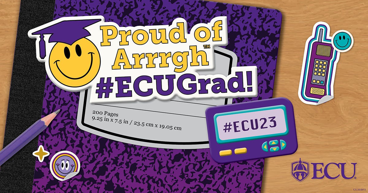 Proud of Arrrgh #ECUGrad!