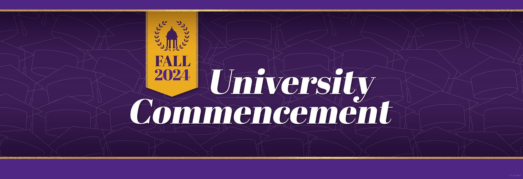 Fall 2024 Commencement web banner